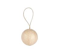 Décopatch Pack de 10 petites boules à suspendre en papier mâché Kraft Ø3,5 cm