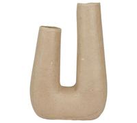 Vase double Décopatch Beige 16,5x7x25 cm