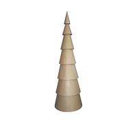 Décopatch XLA40C - Sapin de Noël XXL en Papier mâché Brun - 60x60x200cm