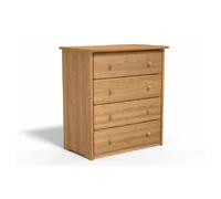 Decopin Commode enfant Thio 4 tiroirs - Bois clair