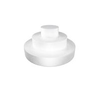 DecoPorex - Kit base de gâteau en polystyrène en forme de cercle (10/20/30 cm) Gâteau porex circulaire
