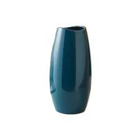 Décor de Bureau Vase Simple et Luxueux en céramique avec Fleurs surélevées for Salon, Table à Manger, Foyer, Basse, décoration Florale Ornements(Green)