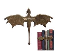 Décor de Coin de Livre de Dragon, Coin de Livre de Flamme de Dragon,Serre-Livres Dragons | Décoration d'intérieur pour étagères de Bureau, Armoire, décoration d'étagère, Marque-Pages