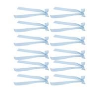 Décor de Nœuds de Chandelier Auto-adhésifs, 12 Pièces de Grands Nœuds de Ruban de Coquette de 13 Pouces pour Fête de Mariage, Fête Prénuptiale (Bleu Profond)