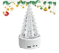 Décor de Sapin de Noël LED Enceinte Sans Fil, Décoration de Bureau pour | Petit sapin de Noël lumineux pour bureau, salle d'étude, salon, chambre, entrée, bibliothèque, manteau de