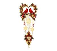 Décor Mural de Noël Lumineux Décoration Lumineuse Oiseaux Rouges des Fêtes | Applique Murale de Noël Intérieure pour votre Maison, le Salon, la Chambre, l'Entrée et la Salle à Manger
