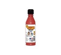 Jovi - Peinture Acrylique 250ml, Couleur Rouge, Haut Pouvoir Couvrant, S'applique Facilement sur n'importe Quelle Surface, sans Gluten