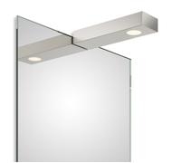 Decor Walther Flat 1 LED Spiegelleuchte, nickel satinée