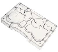 Moule Lapin 3D en polycarbonate x 2 cavités 130 g