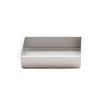 DECORA, 0062646 Moule professionnel rectangulaire 20 x 30 x 7,5 cm, En aluminium anodisé, Sans points de soudure, Design professionnel, Silver