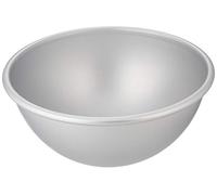 Decora 0062956 Moule Demi-SPHÈRE en Aluminium ANODISÉ Ø 18 X H 9 CM, Argent