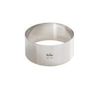 Decora 0063745 Cadre Cercle Acier Inoxydable Diamètre 12 x 6 cm, Argent