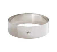 Decora 0063751 Cadre Cercle Acier Inoxydable Diamètre 24 x 6 cm, Argent