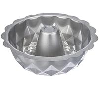Decora 0070021 Moule à Kougelhopf Diamant Ø 20 x 8 H cm Anti-adhésif, Steel, Gris
