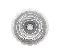 Decora 0070022 Moule À KOUGELHOPF Rose Ø 20 X 8 H CM Anti-ADHESIF, Steel, Gris