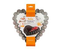 Decora 0075039 MOULE COEUR DECORE Ø 24 X 5 H CM ANTI-ADHÉSIF