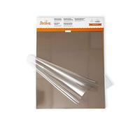 DECORA, 0160720 Feuilles en PVC pour Aliments, Utiles pour Doublure des Moules à Charnière et des Cercles en Inox, Parfaites pour Réaliser des Semi-Froids ou Créer des Décorations en Chocolat, 10 pcs