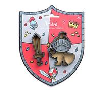 Decora 0255053 KIT 2 EMPORTE-PIÈCES en Plastique King, Argent