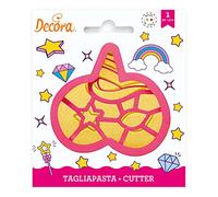 DECORA, 0255100 Kit d'emporte-pièces masque de licorne, Le kit idéal pour créer des décorations en pâte à sucre ou en pâte à gomme, Fabriqué en Italie, Design breveté, Rose