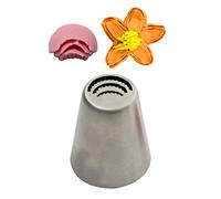 DECORA, 0263613 Cornet étoilé blisteré triple pétale festonné, Cornet en acier sans soudure, À utiliser sans adaptateur, Conditionné individuellement sous blister.