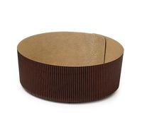 DECORA, 0320167 5 Formes pour Panettone Bas de 1000 g, en papier rigide en cellulose pure, Résiste à des températures de 200 °, Idéales pour réaliser un panettone maison, Fabriquées en Italie.