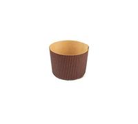 DECORA, 0320168 12 Formes pour Panettone de 100 g, en papier rigide en cellulose pure, Résiste à des températures de 200 °, Idéales pour réaliser un panettone maison, Fabriquées en Italie.