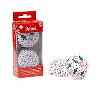 Muffin-Backförmchen XMAS TREE & STAR 50x32mm, 36 Stück