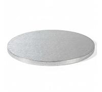 Decora 0931211 CAKEBOARD Silver Ø 50 X H 1,2 CM/20'', Paper, 50 x 1,2 cm