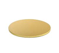 Decora 0931373 CAKEBOARD GOLD Ø 40 X H 1,2 CM 16 INCH, Or