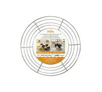 Decora 9260277 Grille DE Refroidissement Ronde Ø 32 CM, Acier Inoxydable, Argent, 32 x 32 x 2 cm
