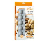 Decora 9260431 Moule en silicone souple, de haute qualité, de 15 cavités, demi-sphère de Ø 40 x 20 H Mm, idéal pour réaliser des friandises ou des préparations salées, tant au four que au