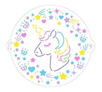 Decora 9270929 Pochoir Licorne Ø 25 CM