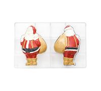 Moule chocolat 3D Père NOEL en polycarbonate 2 Cavités 69 x 105 mm