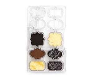 DECORA COD. 0050148 MOULE À CHOCOLAT PLAQUES 10 CAV. 200 X 120 X 22 H MM, Neutre