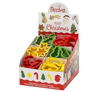 Decora COD. 0256212 Boite PRÉSENTOIR en Carton COD. 60 COUPOIRS DE NOËL