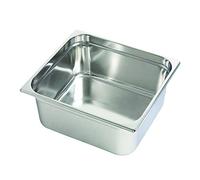 Decora Table en Acier Inoxydable Pan 1/2, 32 x 26 x 10 cm, Argent