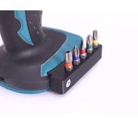 Decoralin Porte-embout magnétique compatible avec visseuse à percussion Makita 18 V et perceuse - Peut contenir jusqu'à 5 embouts (côté droit)