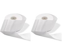 Decoraparty Ruban en Satin Blanc épais 5 cm, Bobine 25 mètres pour Décorations, Boîtes à dragées, Cadeaux, Fleurs, Gâteaux, Mariage, Baptême, Communion, Noël, Anniversaire, Cérémonie, Fête prénatale