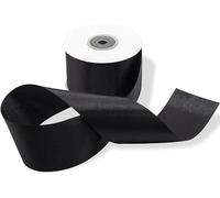Decoraparty Ruban Noir épais 5 cm en Satin, Rouleau 25 m pour Décorations de fête, Bonbonnières, Gâteux, Fleurs, Faveurs de Mariage, Diplômes, Idées Cadeaux, Cartes de vœux Anniversaire et Nouvel An