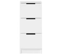 Décoratif - Buffet bahut - Placard de rangement moderne - Blanc 30x30x70cm - bois d'ingénierie - pour entrée con8445584