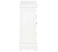 Décoratif - Buffet bahut - Placard de rangement moderne - blanc 70x28x70cm - bois de pin massif - pour entrée con4842323