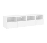 Décoratif - MODERNE Meubles TV muraux ,Lot de 2 - Cabinet TV - Vidaxl - MEUBLE TV/HIFI - blanc 60x30x30 cm - bois d'ingénierie|2922