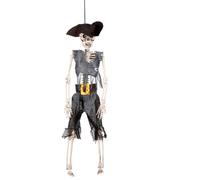 Décoration à Suspendre - BOLAND - Pirate Boucanier - 40 cm - Articulé - Orange