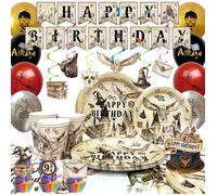 Decoration Anniversaire de Harry Potter, Ballons Anniversaire Harry Potter Ensemble de Ballons Deco Anniversaire Vaisselle kit