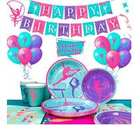 Decoration Anniversaire Gymnastique, Décoration de Fête et Vaisselle - Gymnastique Planche et Ballons de Fête etc