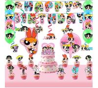 Decoration Anniversaire - INBOXXARTY - Super Nanas - Multicolore - Kit Complet - Pour Enfants