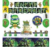 Décoration Anniversaire - INBOXXARTY - Tortues Ninja - Kit Complet - Multicolore - Pour Enfants