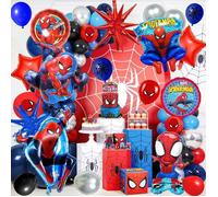 Décoration Anniversaire Spiderman Ballon Spider Hero Deco Anniversaire Kit Décoration Enfant