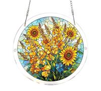 Décoration Attrape-Pour La Maison Pendentif Décoratif Acrylique 2D | Décoration de Fenêtre Puzzle Ornement Pour Intérieur Extérieur Appuis De Fenêtre Arbre Fêtes Chambre Salon Balcon