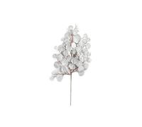 Décoration branche de Noël design Eucalyptus - Argent
